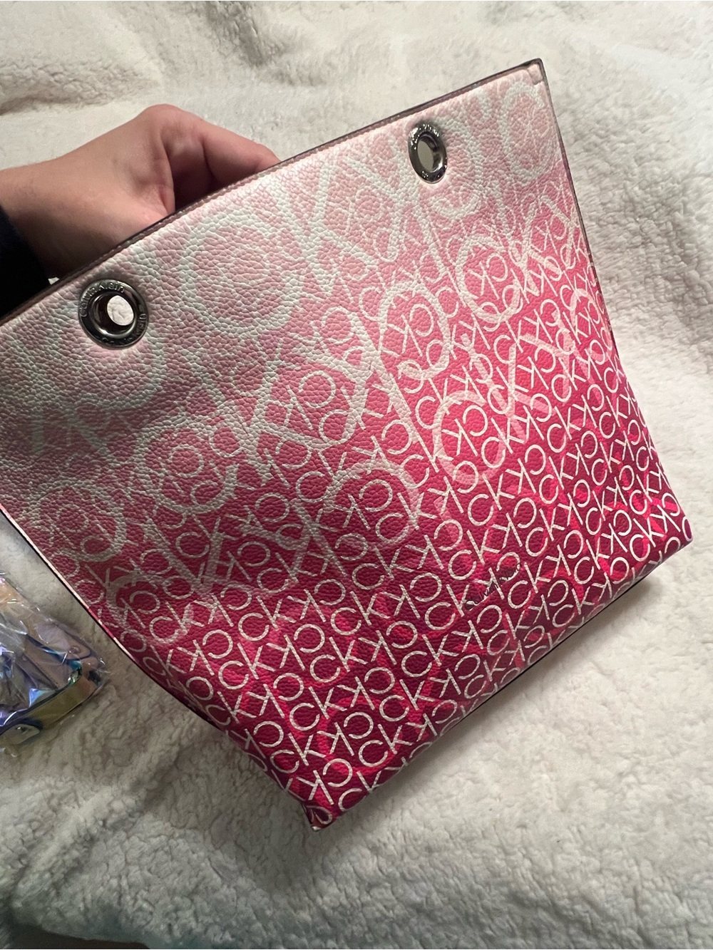 Pink Ombre CK Summer Tote - Picture 3 of 10
